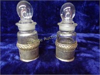 Silverplate and Brass Cruet from France