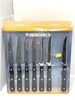 JA Henckels steak knife set- (one missing) all