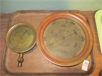 BAKER SMITH & CO GAUGE & BOURDON STEAM GAUGE