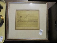 1860 DANIEL NASON LOCOMOTIVE 15x15