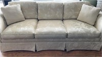 Like New Cream and White Floral Sofa-VERY Clean