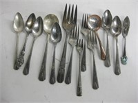 Lot Of Vintage Silver Plated Flatware