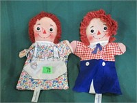 Raggety Ann & Andy hand puppets