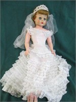 Bride doll with moving eyes