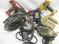 Assorted Electric & Battery Power Tools