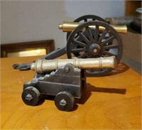 Cast iron collectible cannons