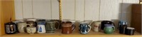 Stoneware, ceramic mug collection