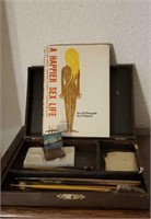 Art box, Happier Sex Life book, miniature artwork