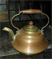 Copper tea kettle