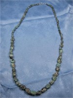 Long Dyed Howlite Beaded Southwestern Necklace