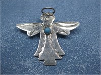Navajo Sterling Silver Angel Pendant - Hallmarked