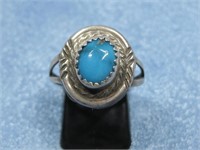 Navajo Sterling Silver & Turquoise Ring