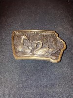 Iowa wildlife federation belt buckle