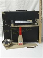 Set of Cent-O-Gram Balance Scales. Case has Wear