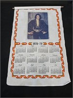 Elvis Presley 1978 -79 cloth calendar