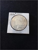 1926 S Peace dollar