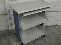 36" x 21" x 40" Rolling Cart With Pull Out Shelf