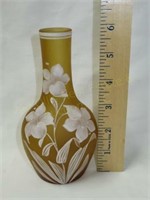 Art Glass Vase Sgnd. Cameo