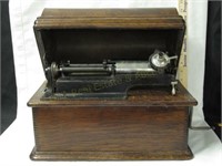 Edison Home Cylinder Phonograph. Runs Sluggishly