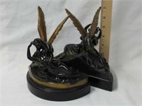 Great Pr Bookends Cupid & Psyche. Small Metal