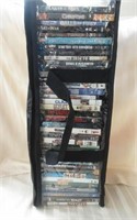 DVD Collection in Plastic Storage