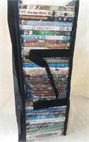 DVD Collection in Plastic Storage