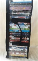DVD Collection in Storage Bag