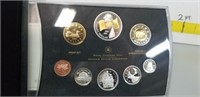 2005 Rcm Proof Set With Gilded Canada Flag Dollar