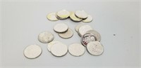 Lot Of 20 Canadian Nickle 50 Cents