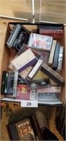 Assorted Cassette Tapes & Cassette Player