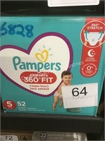 2 CTN PAMPERS SIZE 5 DIAPERS