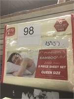 QUEEN COPPER BAMBOO SHEET SET