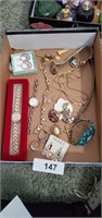 Assorted Jewelry: Watches, Bracelets, Rings, +