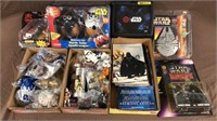 Star Wars figures, pez, cards, watch etc.