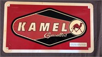 Kamel cigarettes tin sign 12.5”x22”