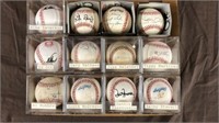 12 Baseballs w/signatures