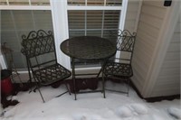 Outdoor Table & two Chairs
