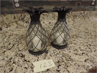 Pair of Pinapple Candle Holders