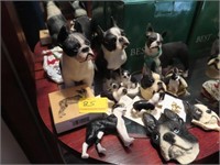 GROUPING: BOSTON TERRIER FIGURINES