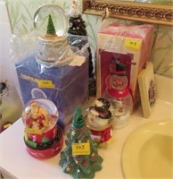 GROUPING: SNOW GLOBES AND OTHER CHRISTMAS