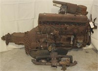 Buick straight 8 engine with trans, #50895237