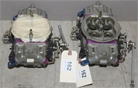 Pair Holley 4150 4 barrel carbs -possibly  alcohol