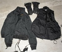 12V heated jacket-vest-gloves; fleece jacket-pants