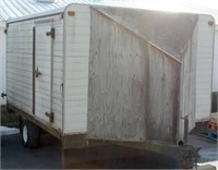 10' Carmate 2 wheel enclosed trailer,