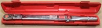 Snap-On 250C 1/2" drive torque wrench in case