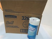 NEW Scott Brand Disinfectant Wipes - Box of 12