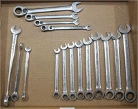 10 Gear Wrench ratcheting wrenches 5/16" - 11/16"