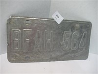 Metal License Plate