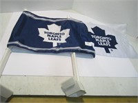 NEW Toronto Maple Leafs Car Flags - qty 2