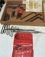 Snap-On, MAC and other Allen wrenches-60+ pcs